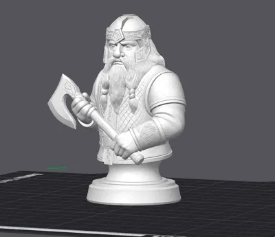 Statua Gimli da collezione, regalo decorativo, design speciale