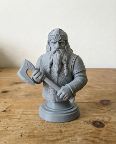 Statua Gimli da collezione, regalo decorativo, design speciale