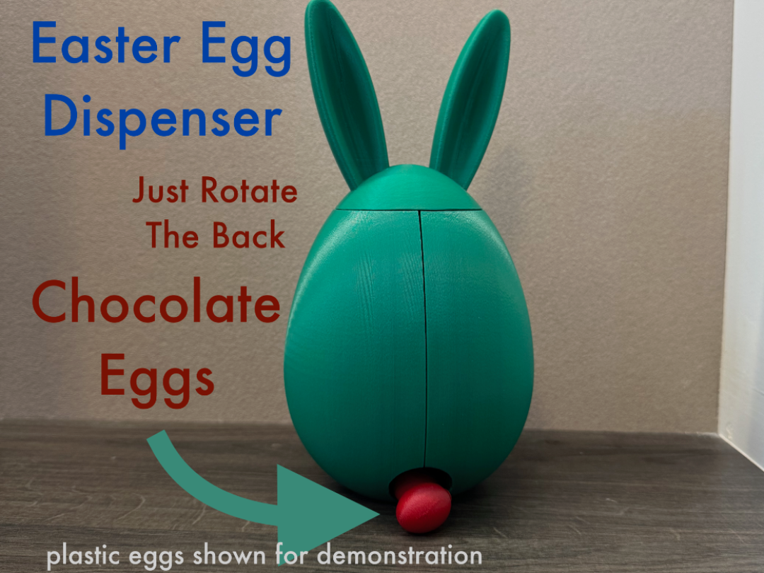 Easter Egg Dispenser – Drops Mini Chocolate Eggs