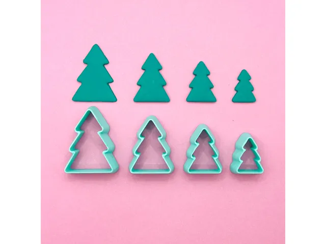 Christmas Tree-shaped Clay Cutter for Earring