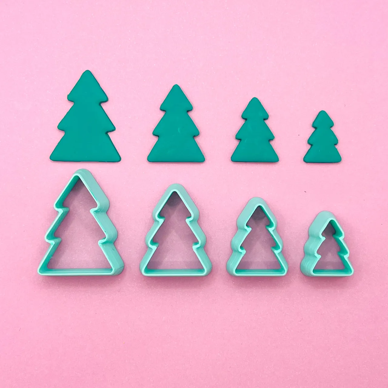 Christmas Tree-shaped Clay Cutter for Earring view 2