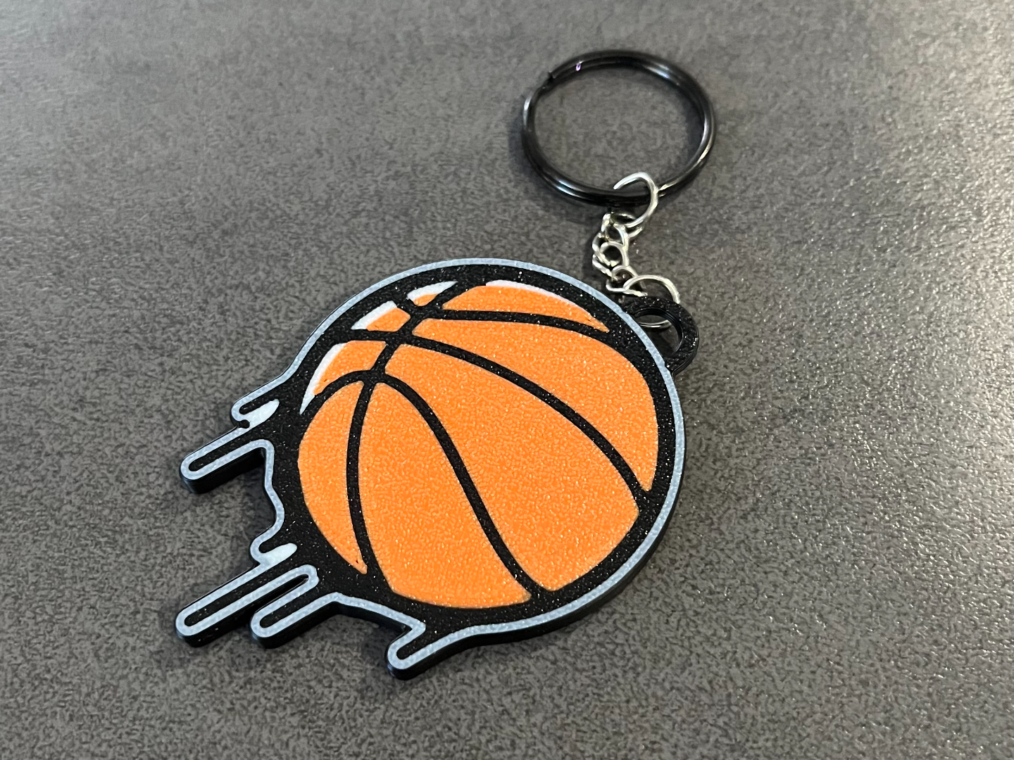 unique basketball keychain