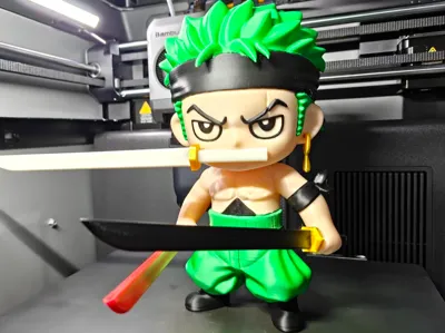 Zoro Straw Hat Pirates One Piece Roronoa Zoro Swordsman Three-Sword Style 