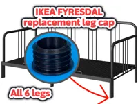 PLA - IKEA FYRESDAL Bed Tube End Cap Repair