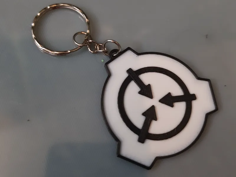 SCP Logo Keychain
