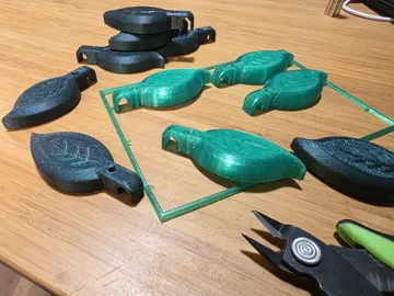 Clip o pieza de sujeción: Cable Clip Leaf — vista de referencia 5
