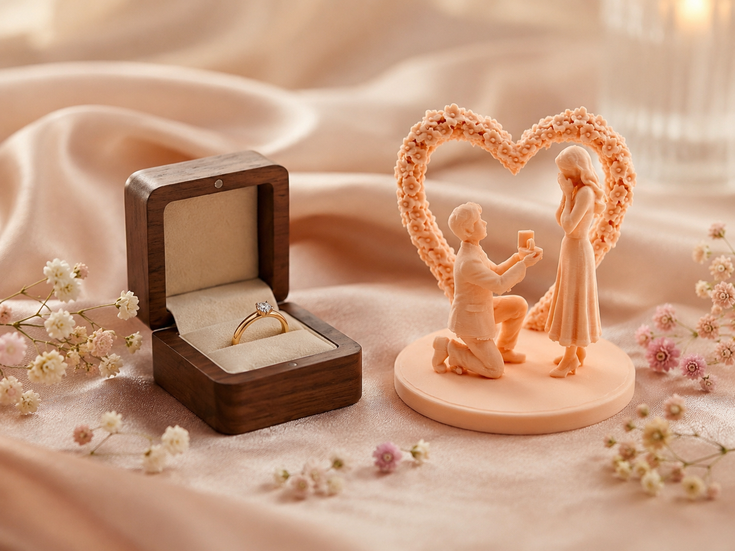 Proposal  Heart Couple Decor