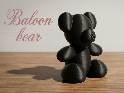 Salon Bear | Balloon Style Teddy Bear Decor