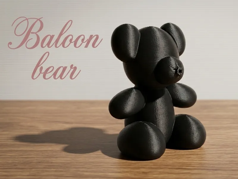 Salon Bear | Balloon Style Teddy Bear Decor