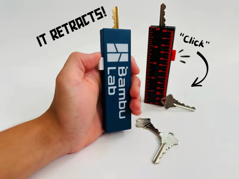 Makers Key Switchblade | Retractable Key Fidget