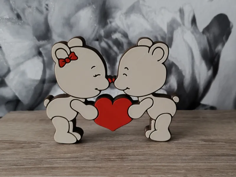 Heart+2 Teddybär