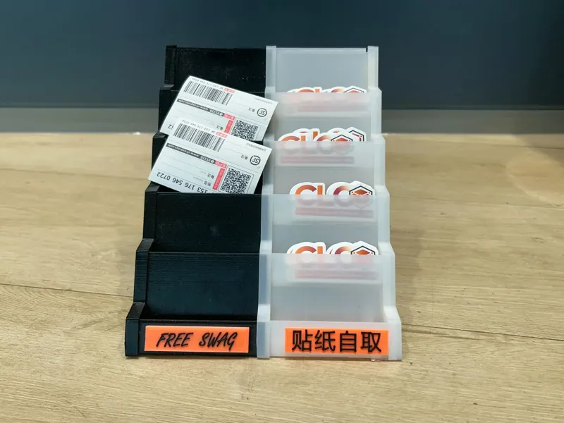 用于贴纸/卡片的小展示架 v1.2