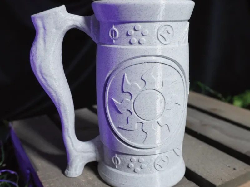 MtG White Mana-Inspired Can Holder/Koozie