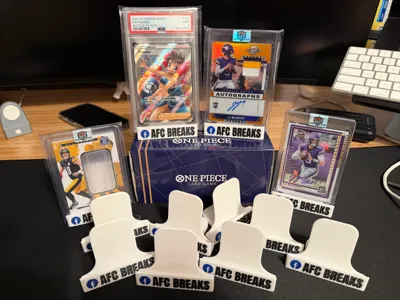 Trading Card Display Stand – AFC Breaks Edition