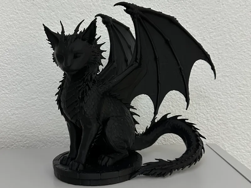 CaTragon | Cute Cat Dragon Fantasy Figurine