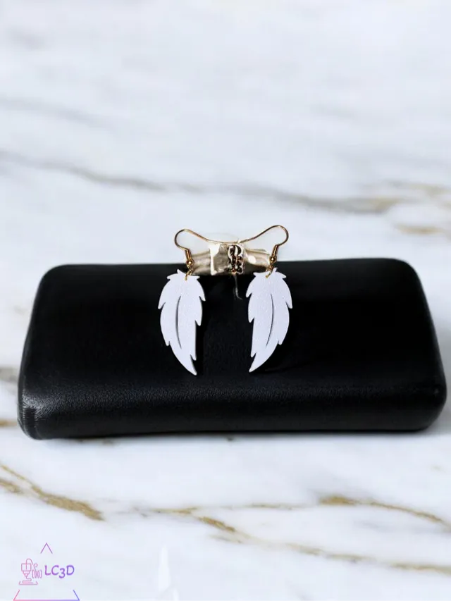 Feather earrings