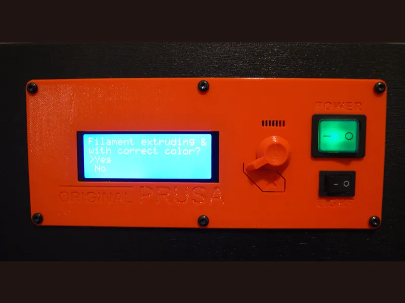 Original Prusa i3 Mk3 - Build-in LCD Plate