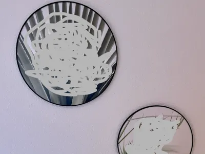 Modulari, Round Picture, Picture Frame, Size M24 and S20cm