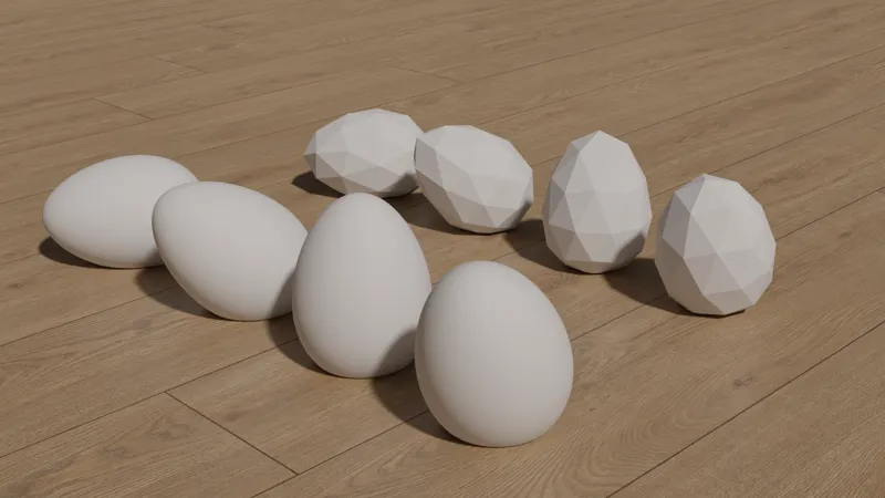 Paint your Easter Eggs - Low poly and normal