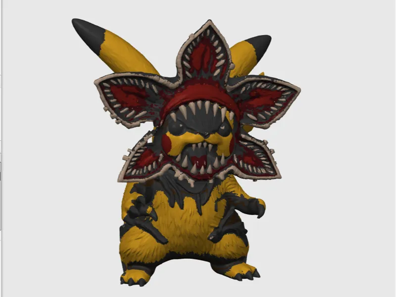 Pikagorgon - Pika + Demongorgon