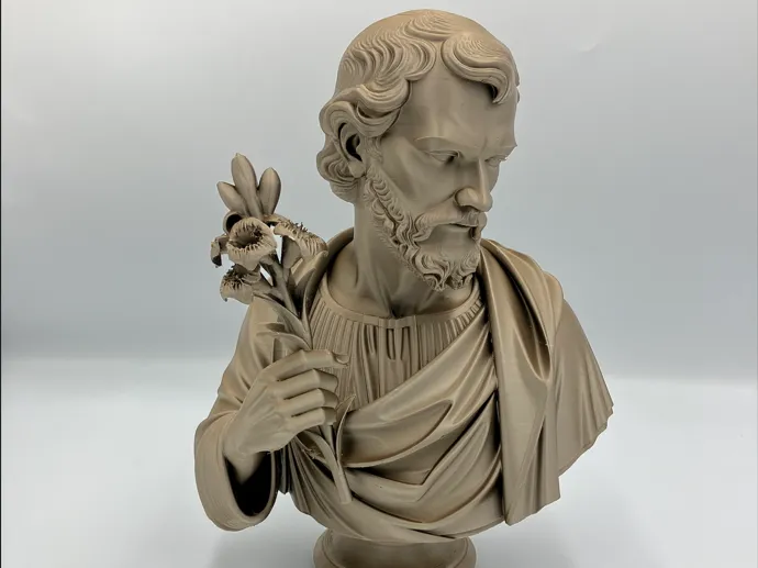 Saint Joseph bust sculpture