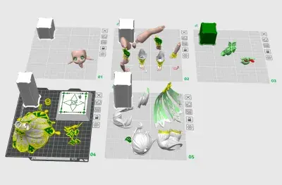 Miniatura 3 do modelo 3D 原神 纳西妲 同人模型图纸