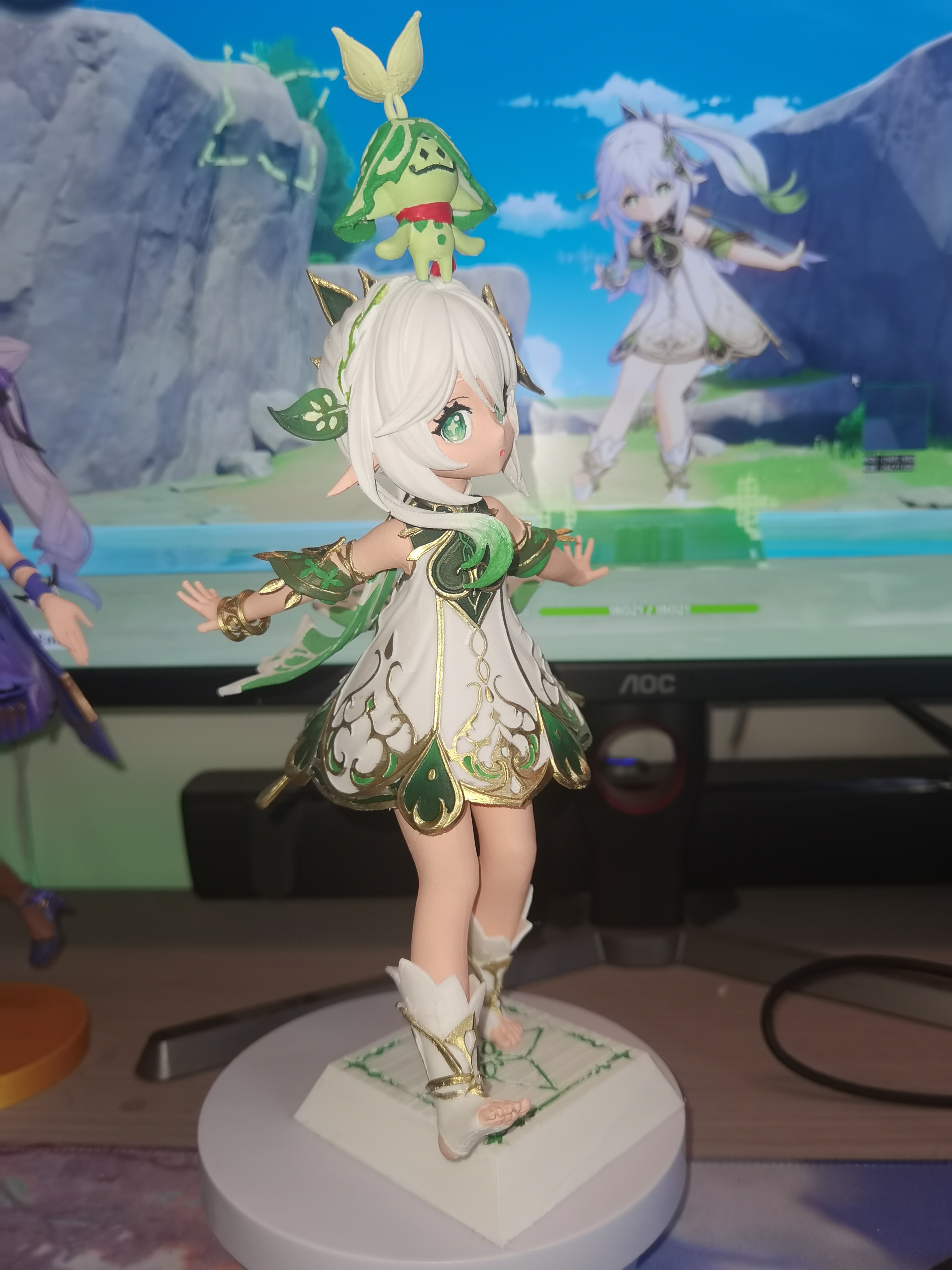 Miniatura 2 do modelo 3D 原神 纳西妲 同人模型图纸