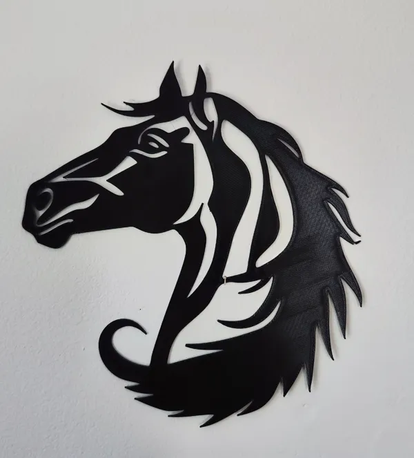 Décoration murale tête de cheval