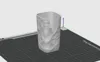 Small Cache Pot Sleeve Hammered Texture - No Peep Hole