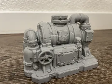 Escenografía en miniatura: Industrial Generator – Sci-Fi Scatter Terrain — vista de referencia 3