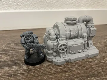 Escenografía en miniatura: Industrial Generator – Sci-Fi Scatter Terrain — vista de referencia 4