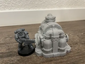 Escenografía en miniatura: Industrial Generator – Sci-Fi Scatter Terrain — vista de referencia 5