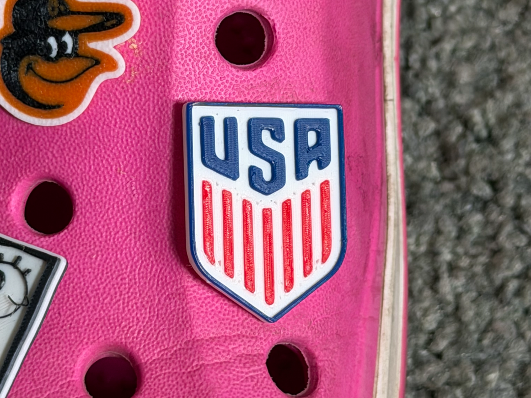 World Cup USA Mens Team Croc Charm