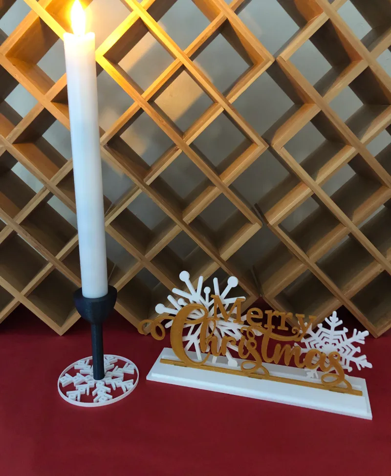 Snowflake Candle Holder