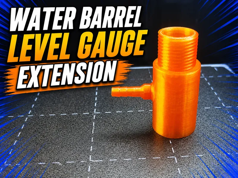 Water Barrel Level Gauge Extension