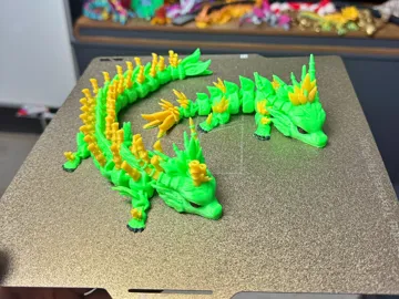 Adorno temático: Bamboo Dragon & Short Leaf Dragon – Flexi Models — vista de referencia 3
