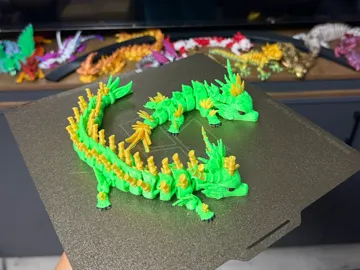 Adorno temático: Bamboo Dragon & Short Leaf Dragon – Flexi Models — vista de referencia 4