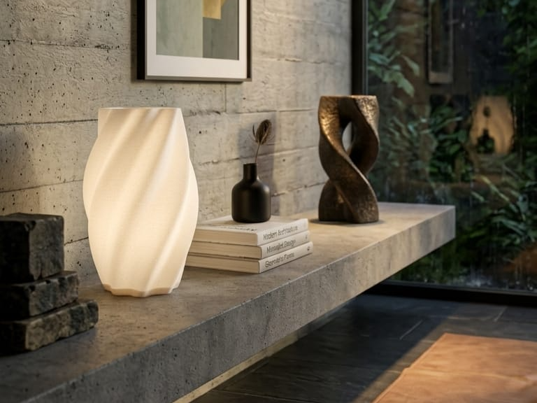 Artemis Wave Table Lamp – E14 LED - 250mm