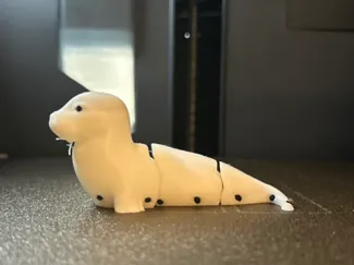 Articulated Seal 3D Printable Flexi Model (NO AMS)