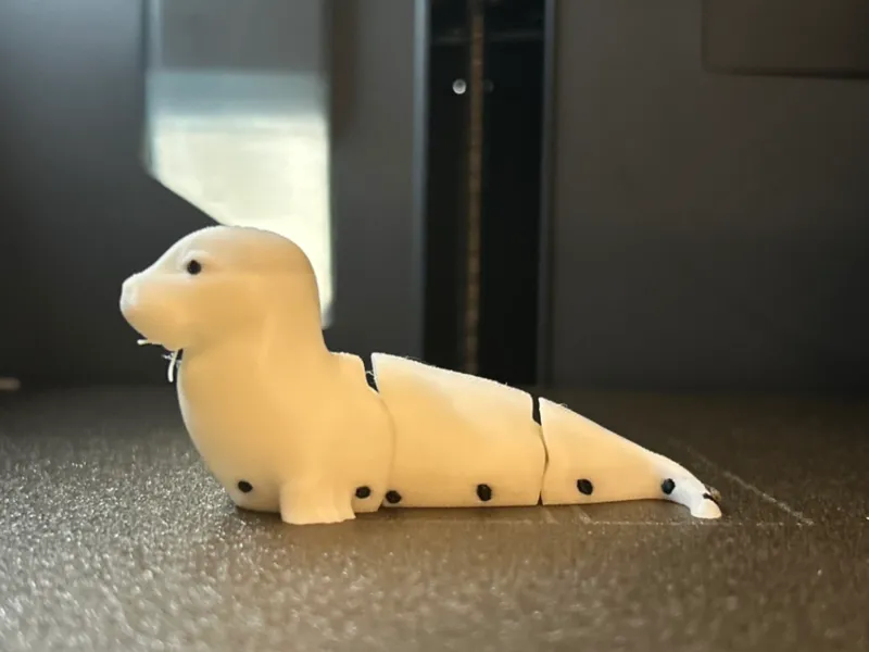 Articulated Seal 3D Printable Flexi Model (NO AMS)