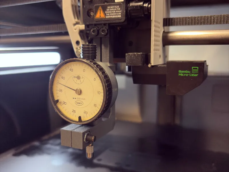 Bed Level Indicator Dial Adapter (X1C/P1S)