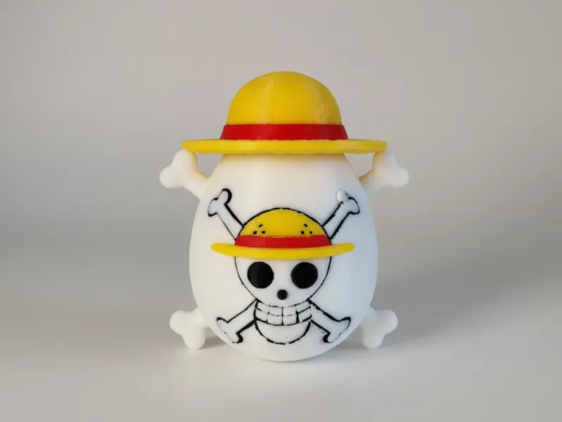 One Piece Luffy Easter Egg - Straw Hat Edition