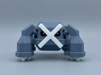Geometric Pokemon #0376 - Metagross