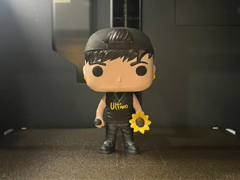 Funko Pop of the Italian singer "Ultimo"