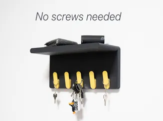 Wall Key Holder with Tray