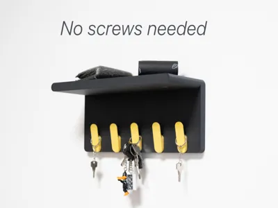 Wall Key Holder with Tray