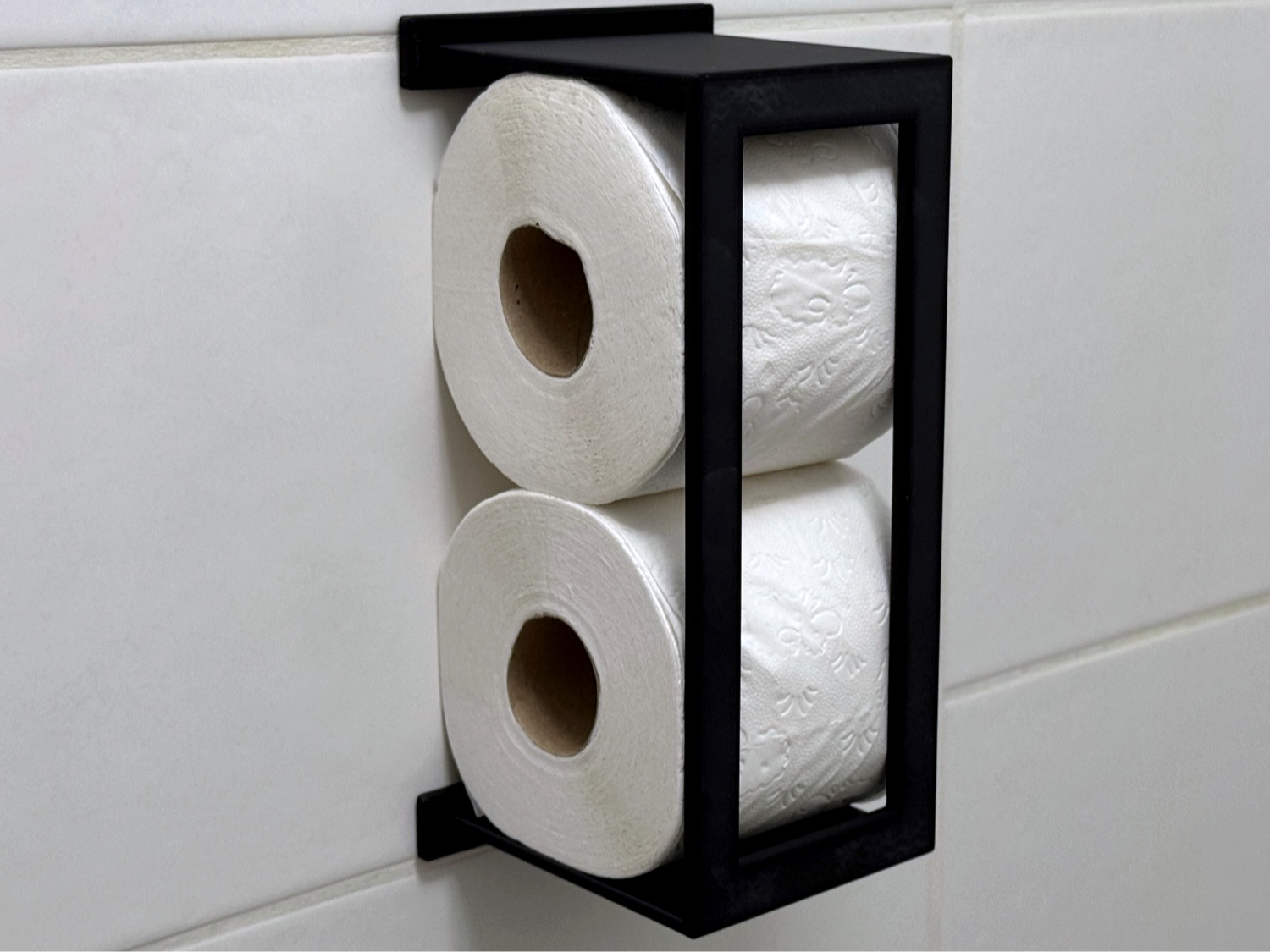 Wallmount Toilet Paper Spare Roll Holder – 2 Sizes