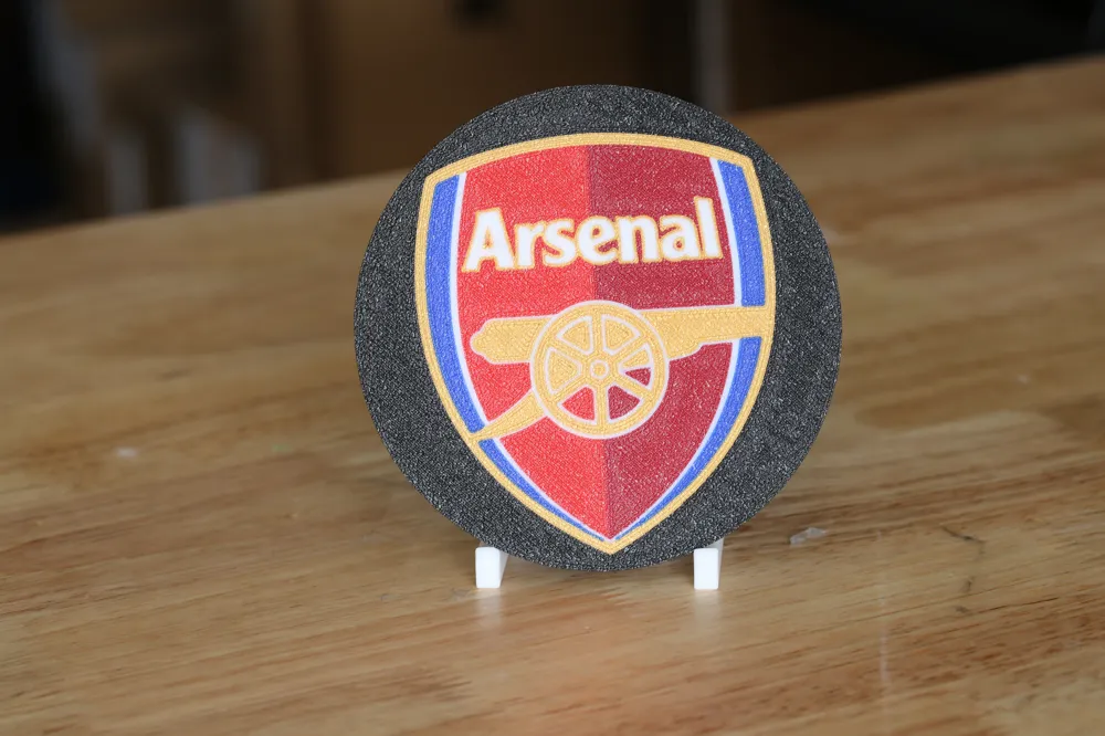 Arsenal Football Club Round Logo Coaster - Free 3D Print Model - MakerWorld