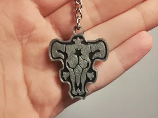 Black Bulls Keychain