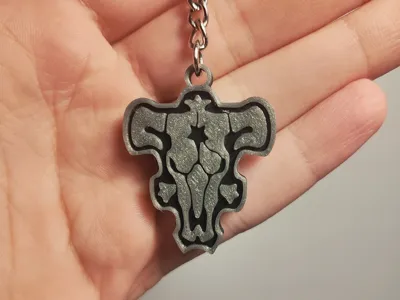 Black Bulls Keychain